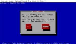CentOS 6.2 media check