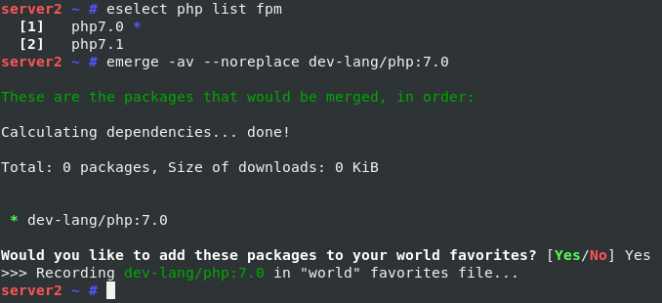 Add PHP 7.0 to the world set