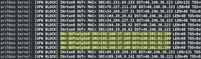 Archlinux VPN bypass