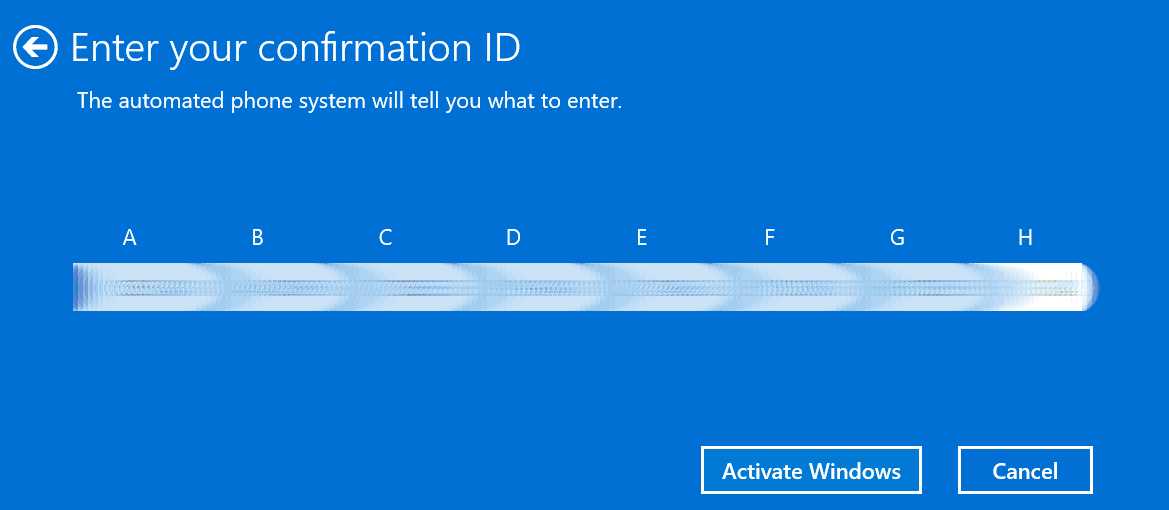 Windows phone activation.